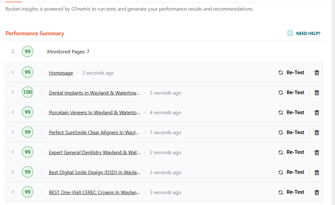 7 Key Pages - Scores 99 to 100