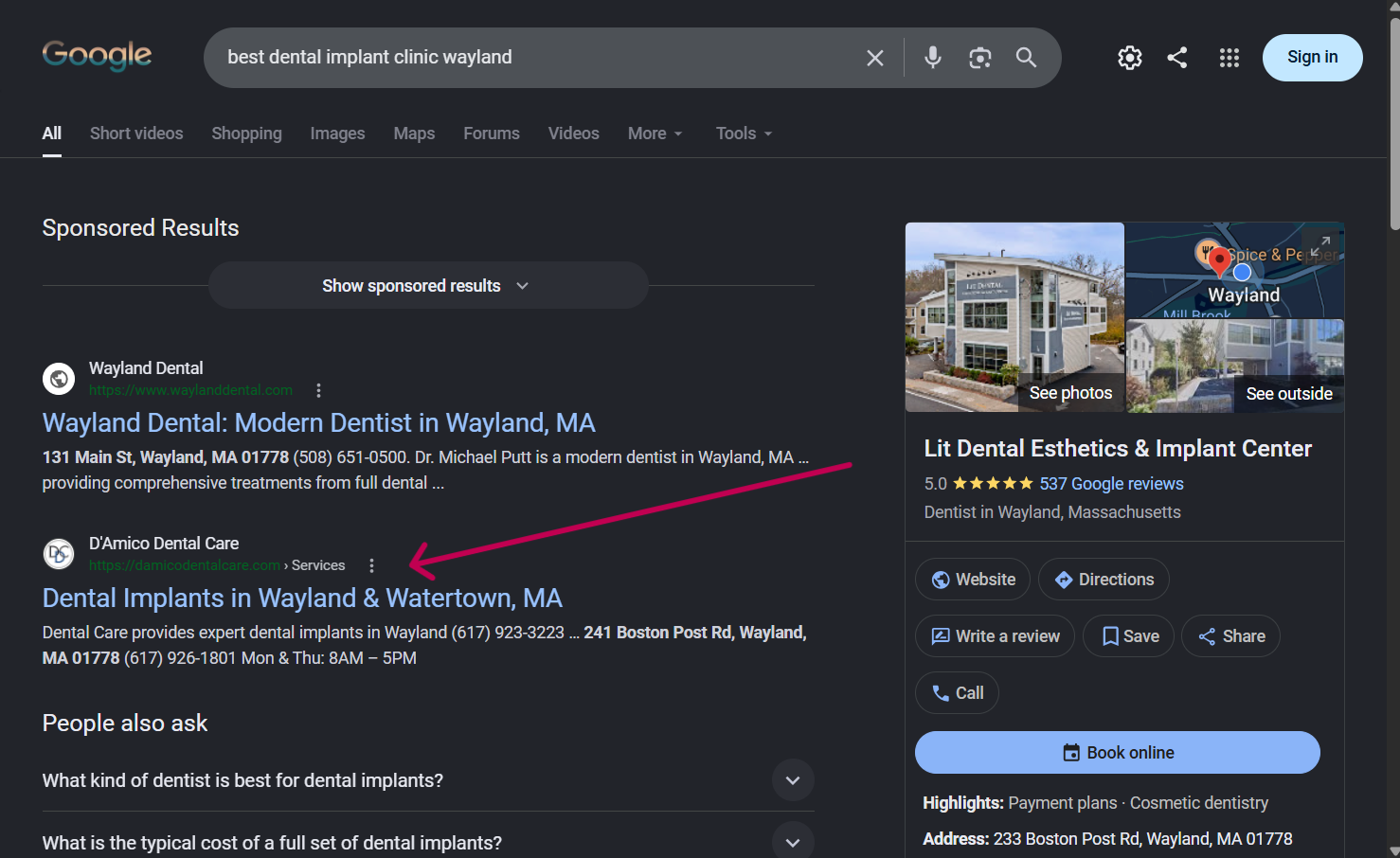 Best Dental Implant Clinic Wayland - #1 Ranking